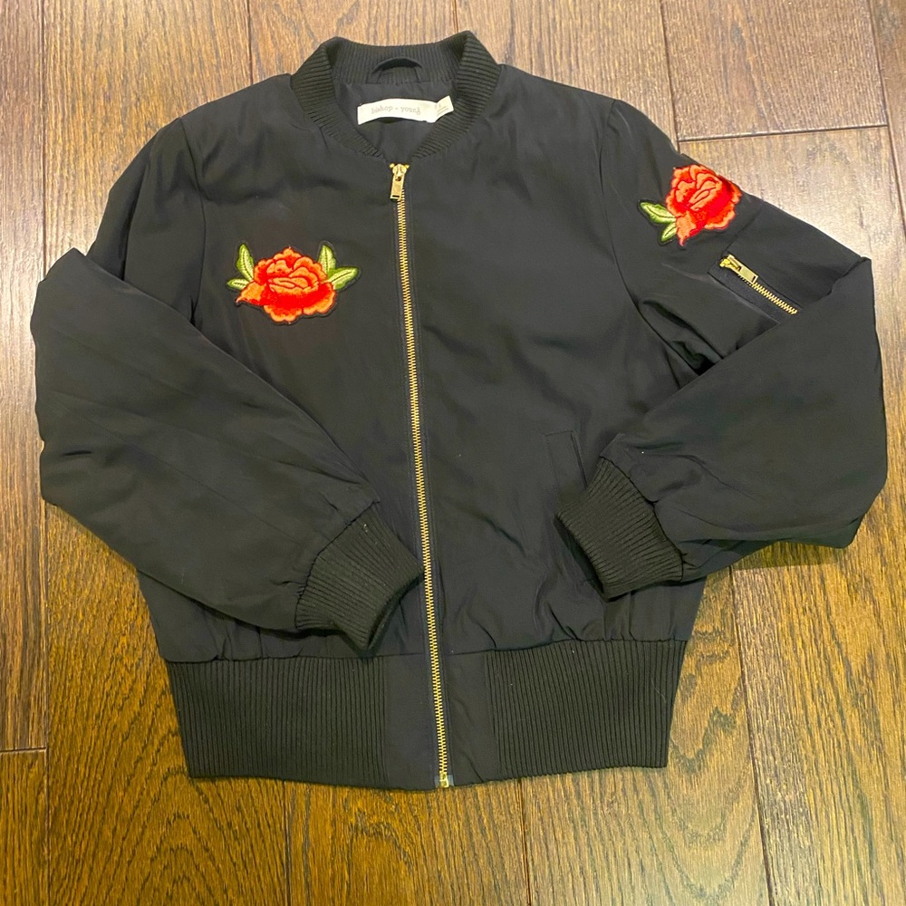 Rose Bomber Jacket